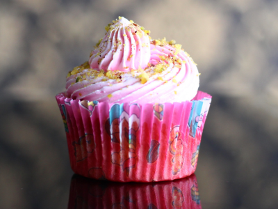 Persian Rose Milk Cupcake
